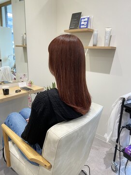 ブランシュ 南行徳店(BLANCHE) オレンジカラー/レイヤーカット/南行徳