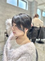アクション 心斎橋店(ACTION)&nbsp;20代30代レイヤーカット　韓国ヘア　顔まわりカット