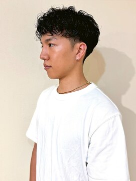 クレビアテン(CreBiA ten_) メンズ/スパイラルパーマ/マッシュショート