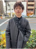 ツイストスパイラルパーマショートレイヤーマッシュ