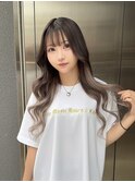 インナーカラー/ブルー/アッシュカラー/トリートメント