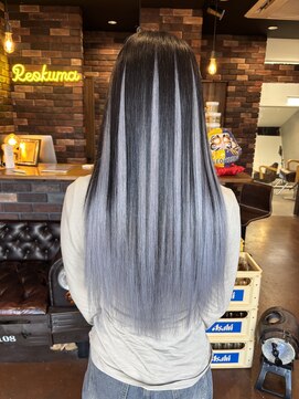 レオクマ(REOKUMA) バレイヤージュ/シャドールーツ/シールエクステ