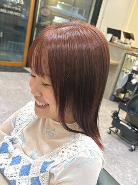 テト(teto) ハイライト×ベージュ/ダブルカラー/ブリーチ/レイヤー/宜野湾