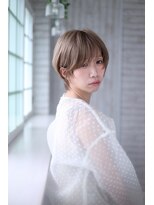 コワフュールトーリ フジグラン店(COIFFURE TORI) 柔らかベージュ×ショートボブ