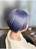 色落ちがシルバー☆マリンブルー