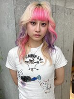 オムズポカ 栄矢場町店(OM's poka)&nbsp;アシンメトリーデザインカラー/レイヤーカット