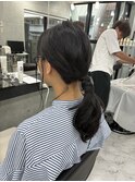 イメチェンスタイル/フルバング/似合わせカット/東銀座