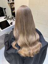 髪屋 紬&nbsp;ミルクティーベージュ/くすみベージュ/ダブルカラー