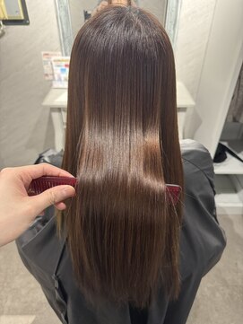 アンベル(ANBEL) ブリーチハイライト髪質改善ダブルカラーレイヤーカット