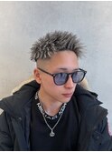 MEN’S HAIR/パイルツイスト/ホワイトハイライト