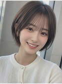 ショートボブ髪型20代30代40代50代前髪あり前髪なし面長丸顔越谷
