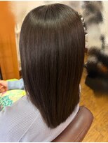ヘアーメイク スロー(Hair make Slow)&nbsp;ストレート／縮毛矯正／ミディアムヘア
