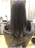 グレイ系艶グラデーション