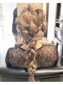 ヘアアレンジ＊ダウンスタイル＊ゆるあみ