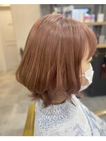 シアン 立川店(Shian)&nbsp;サクラピンクベージュ×くびれボブ