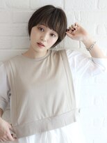 デイジー インデックスヘア 大島店(DAISY index hair)&nbsp;ミニボブ　前髪　イメチェン　丸みショート　大人可愛い