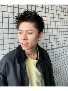 ネクサスアンドコー 錦糸町店(NEXUS&Co.) スパイキーショートツーブロック刈り上げ　[錦糸町]<理容室>