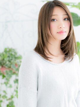 プリモア サロン ハナレ 綾瀬(primoA salon HANARE) 綾瀬/髪質改善/ハイトーンカラーのレイヤーエアストレートb