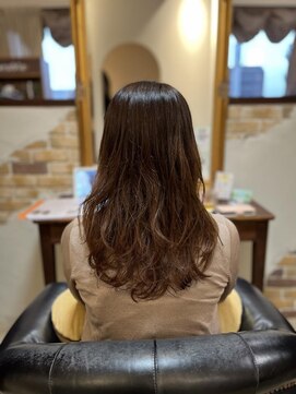 アドラーブル 女池店(adorable) 【くせ毛風ゆるふわパーマ】【ミディアム】【20代30代】