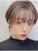 ［岩井style］20代30代40代シースルーバングショートヘア