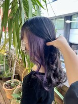 キャラ 池袋本店(CHARA)&nbsp;デジタルパーマ×イヤリングカラー【インナーカラー】