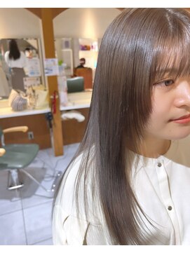 ネオリーブカフ 鶴ヶ峰店(Neolive caff) 髪質改善カラー×ミルクティーベージュ