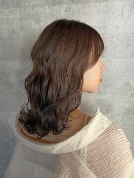 ヘアサロン コレハ(hair salon CoReha) 【波巻きウェーブ×ラベンダーベージュ】高橋