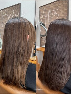 ルスリー 登米店(Lsurii) 髪質改善カラー