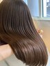 【#髪質改善ストリ-トメント+91％天然ハ-ブカラ-】頭皮保護薬剤処理¥55000