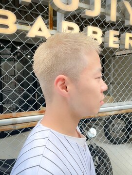 フジヤマ バーバー ショップ(FUJIYAMA BARBER SHOP) シャンパンゴールドスパイキークロップ【八木翔太】