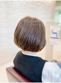 大人の艶ボブショート　40代、50代