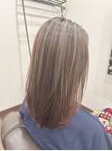 白髪ぼかしハイライト