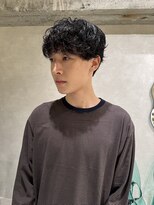 ゼスト リル 新宿(ZEST lill)&nbsp;塩澤太一 シャドウパーマ 癖毛風 マッシュパーマ 新宿