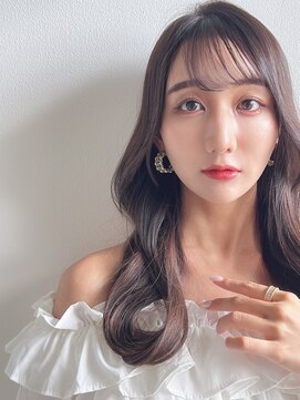 モアナ バイ ラナ 甚目寺店(MoanA BY LANA) 大人かわいい/ヨシンモリ/美髪/シルキーベージュ/前髪カット