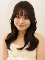 アース 鶴見店(HAIR&MAKE EARTH)&nbsp;ストレートバング×韓国風ヘア