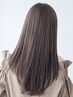 【自然な艶髪のストレート♪】縮毛矯正＋ハホニコトリートメント＋カット
