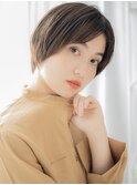 小顔前下がりナチュラルマッシュショートボブc6上尾20代30代40代