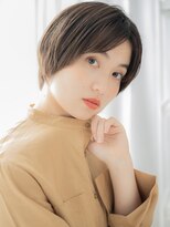 モッズヘア 上尾西口店(mod's hair)&nbsp;小顔前下がりナチュラルマッシュショートボブc6上尾20代30代40代