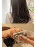 【ヘッドスパ】カット＋カラー＋頭浸浴＋クリームスパ20分