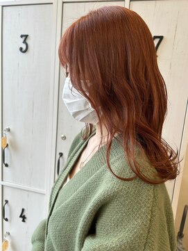 ルプラ チッタ(le-pla Citta) レイヤーカット/アプリコットカラー