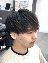 MEN'S HAIRスペインカールスパイキーショートフェザーパーマ