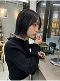 似合わせカット ボブヘア 縮毛矯正 ミニボブ 切りっぱなしボブ