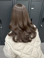 ベレーザ 渋谷神南(Beleza)&nbsp;14581オリーブグレージュ韓国風巻きレイヤーカットワンホンヘア