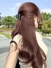 カット+透明感カラー+5Stepトリートメント【府中/調布】