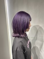 ステラ(STELLA)&nbsp;外ハネボブ×ラベンダーカラー