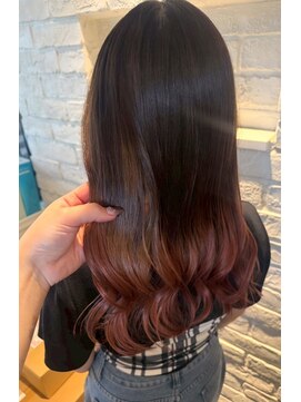 エヌアンドエー 春日部東口店(hair shop N&A) 艶感×グラデーションカラーピンク◎大人可愛いピンクブラウン