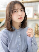 カバーヘアアンドスパ ブリス 浦和(COVER HAIR&SPA bliss) 大人ガーリーイヤリングカラー透けバングA1浦和20代30代40代