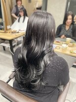 フィエルウメダ(Fier umeda)&nbsp;透明感地毛風グレージュカラー///