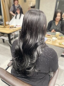 フィエルウメダ(Fier umeda) 透明感地毛風グレージュカラー///