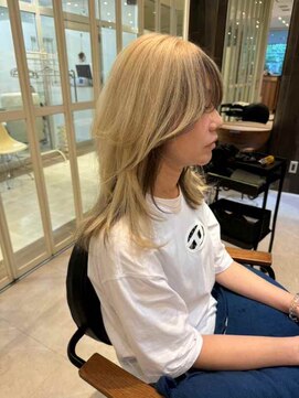 ダブル(W) ブリーチカラー/逆インナーカラー